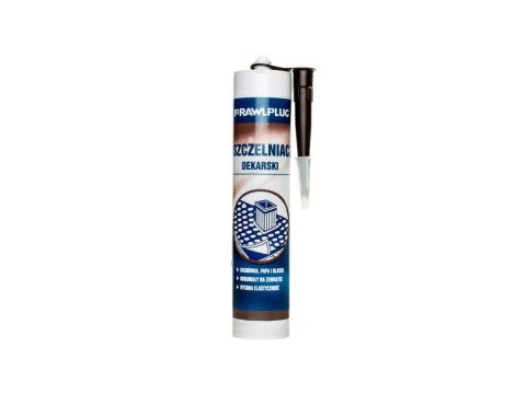 Uszczelniacz kauczukowy dekarski brązowy 300ml R-SL-DEK-04 /15szt./