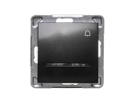 IMPRESJA Przycisk /dzwonek/ z podświetleniem antracyt ŁP-6YS/m/50