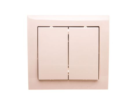 KIER Łącznik świecznikowy beżowy ŁP-2W/01