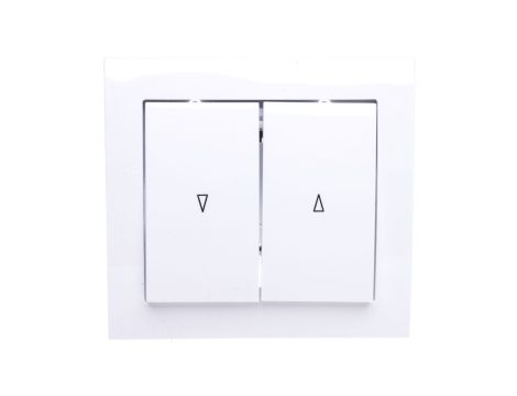 KIER Łącznik żaluzjowy biały ŁP-7W/00