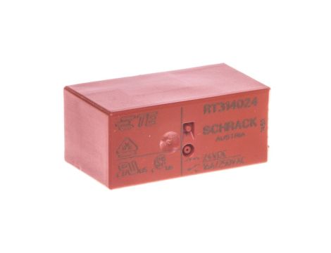 Przekaźnik wtykowy serii RT 1P 24V DC szerokość 15,5mm LZX:RT314024