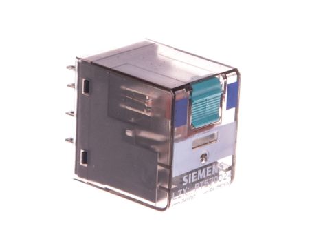 Przekaźnik wtykowy serii PT 3P 24V DC 10A szerokość 22,5mm LZX:PT370024