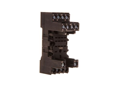 Podstawa przekaźnika PT ze stykami 4P standardowa szer. 28mm przył. śrubowe LZS:PT78740