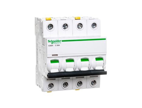 Wyłącznik nadprądowy 4P C 50A 10kA AC iC60H-C50-4 Acti9 A9F07450