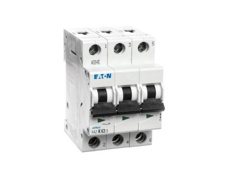 Wyłącznik nadprądowy 3P K 63A 15kA AC FAZ K63/3 278917