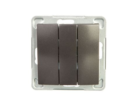 IMPRESJA Łącznik potrójny antracyt ŁP-13Y/m/50