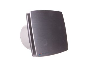 Wentylator łazienkowy fi 125 230V 16W 167m3/h 34dB z timerem szczotkowane aluminium 125LDATMET