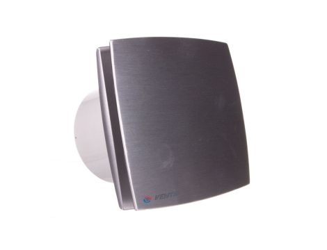 Wentylator łazienkowy fi 125 230V 16W 167m3/h 34dB z timerem szczotkowane aluminium 125LDATMET