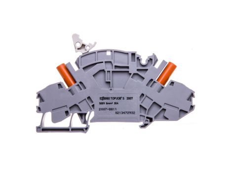 Złączka rozłączalno-pomiarowa 2-przewodowa 10mm2 do przekładników napięciowych szara 2007-8811