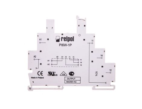 Gniazdo do przekaźników RM699BV i RSR30 6A IP20 PI6W-1P 856389