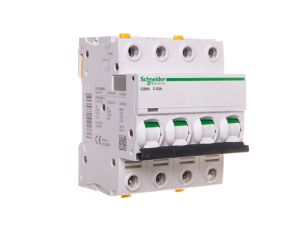 Wyłącznik nadprądowy 4P D 63A 6kA AC iC60N-D63-4 Acti9 A9F05463