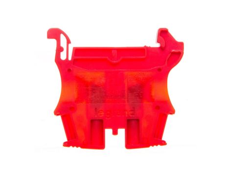 Złączka szynowa 2-przewodowa 4mm2 czerwony VIKING 037131