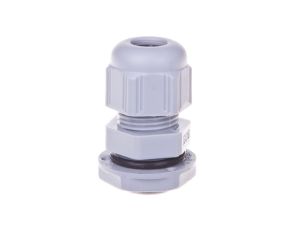 Dławnica kablowa poliamidowa M16 IP68 jasnoszara ISO-16 098001