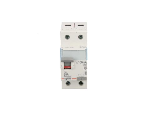 Wyłącznik różnicowoprądowy 2P 25A 0,1A typ A P302 TX3 411564