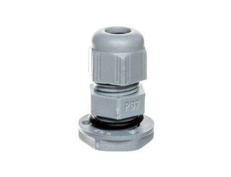 Dławnica kablowa poliamidowa PG7 IP68 jasnoszara 098020