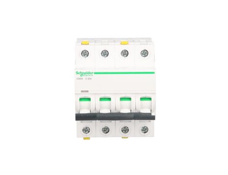 Wyłącznik nadprądowy 4P C 25A 6kA AC iC60N-C25-4 Acti9 A9F04425