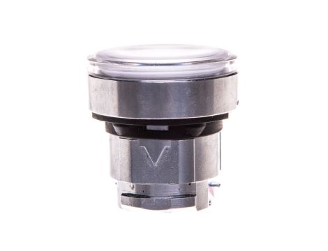 Napęd przycisku biały z podświetleniem bez samopowrotu ZB4BH013