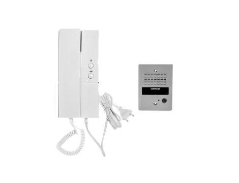 Zestaw domofonowy jednoabonentowy unifon zasilanie 230V DP-2HPR/DR-2GN