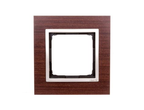Simon 54 Nature Ramka pojedyncza drewno ZŁOTY ORZECH DRN1/86