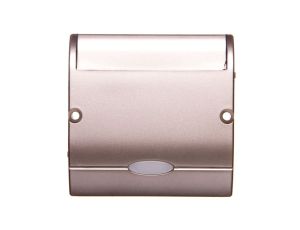 Simon Basic Łącznik hotelowy pojedynczy z podświetleniem satyna metalizowana BMWH1.02/29