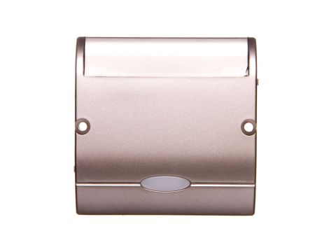 Simon Basic Łącznik hotelowy pojedynczy z podświetleniem satyna metalizowana BMWH1.02/29