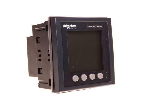 Miernik parametrów sieci (U, I, P, Q, f, PF, E) 5/1A przekładnik 100-415V AC tablicowy 96x96mm METSEPM5100