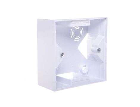 SONATA Puszka natynkowa pojedyncza biała PNP-1R/00