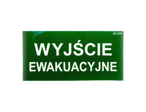 Piktogram 150x300mm wyjście ewakuacyjne PD21