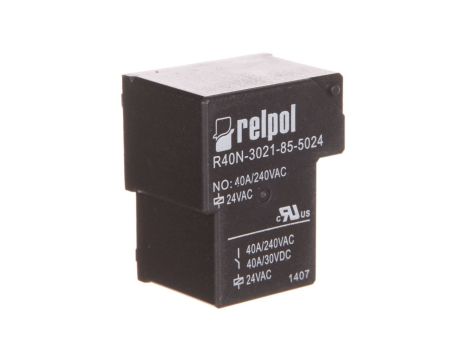 Przekaźnik przemysłowy 1Z 40A 24V AC PCB R40N-3021-85-5024 2614841