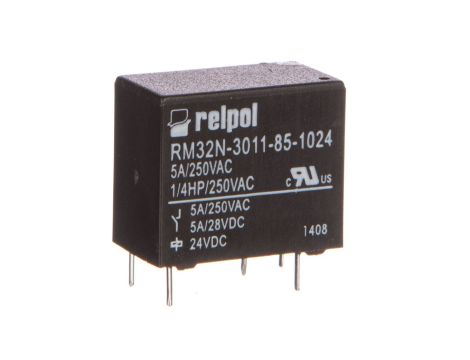 Przekaźniki miniaturowy 1P 5A 24V DC PCB RM32N-3011-85-1024 2615031