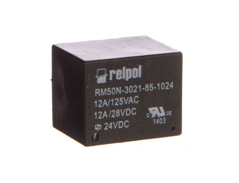 Przekaźnik miniaturowy 1Z 12A 24V DC PCB RM50N-3021-85-1024 2614660