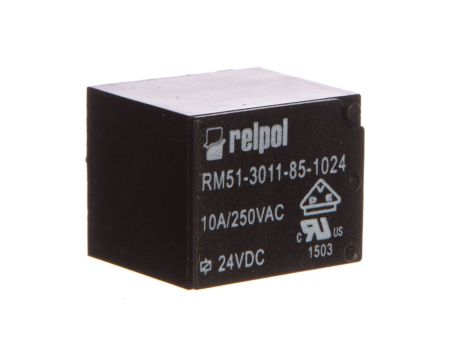 Przekaźnik miniaturowy 1P 10A 24V DC PCB RM51-3011-85-1024 2614701