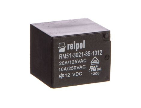 Przekaźnik miniaturowy 1Z 10A 12V DC PCB RM51-3021-85-1012 2614707