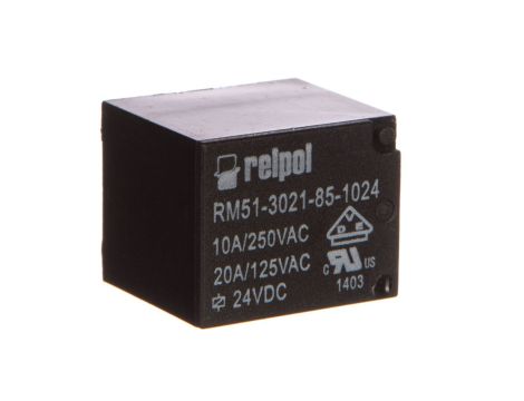 Przekaźnik miniaturowy 1Z 10A 24V DC PCB RM51-3021-85-1024 2614710