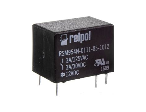 Przekaźnik subminiaturowy-sygnałowy 1P 3A 12V DC PCB RSM954N-0111-85-1012 2614627
