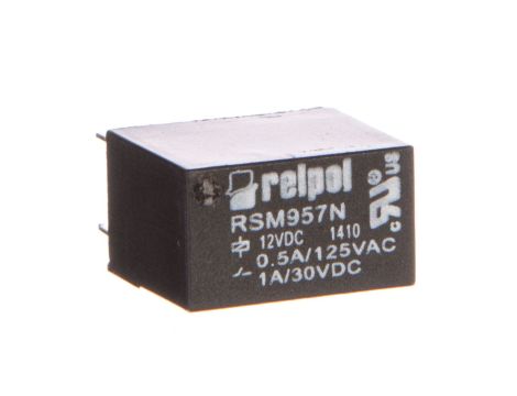 Przekaźnik subminiaturowy-sygnałowy 1P 0,5A 12V DC PCB RSM957N-0111-85-S012 2614634