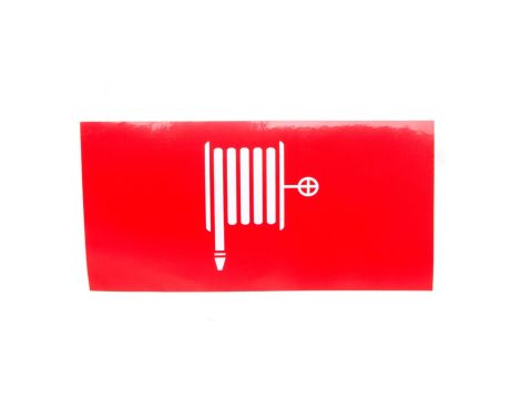 Piktogram PS61 125x250 hydrant logo awex (ISO7010)