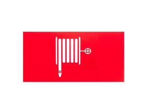 Piktogram PD61 150x300 hydrant logo awex (ISO7010)