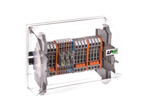 Listwa pomiarowa LPW 19-torowa 230V AC szeregowa 847-676/230-1001