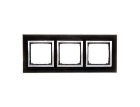 Simon 54 Nature Ramka potrójna szkło KSIĘŻYCOWA LAWA DRN3/74