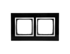 Simon 54 Nature Ramka podwójna szkło KSIĘŻYCOWA LAWA DRN2/74