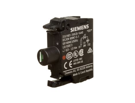 Oprawka blok LED czerwony 24V AC-DC montaż czołowy przył śrubowe SIRIUS ACT 3SU1401-1BB20-1AA0