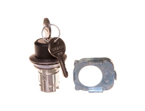 Napęd przełącznika 2 położeniowy O-I 30mm 2x klucz RONIS SB30 bez samopowrotu metal mat IP69k Sirius ACT 3SU1060-4LF11-0AA0