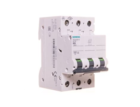 Wyłącznik nadprądowy 3P B 20A 6kA AC SENTRON 5SL6320-6