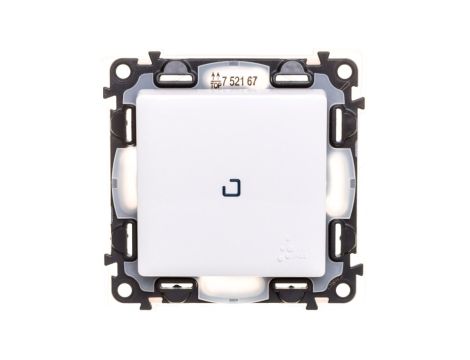 VALENA LIFE Łącznik schodowy IP44 z podświetleniem biały 752167