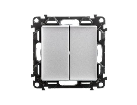 VALENA LIFE Łącznik schodowy podwójny aluminium 752308