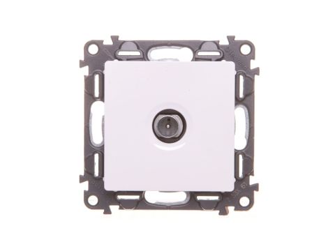 VALENA LIFE Gniazdo antenowe przelotowe biały 753161