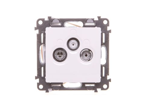 VALENA LIFE Gniazdo antenowe RTV/SAT przelotowe biały 753165