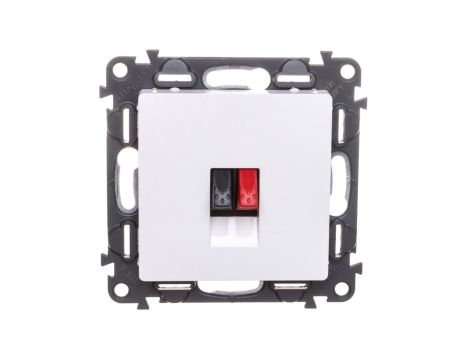 VALENA LIFE Gniazdo głośnikowe biały 753172