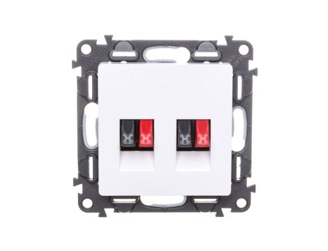 VALENA LIFE Gniazdo głośnikowe biały 753178